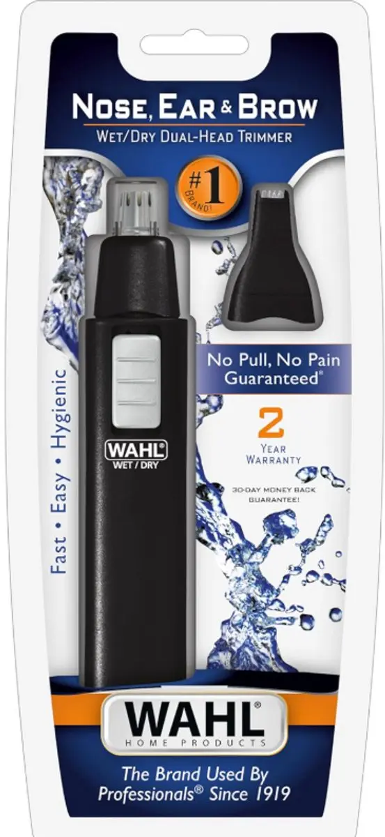 Wahl 5567-500 Neus Oor Wenkbrauwtrimmer - Nat & Droog - Zwart