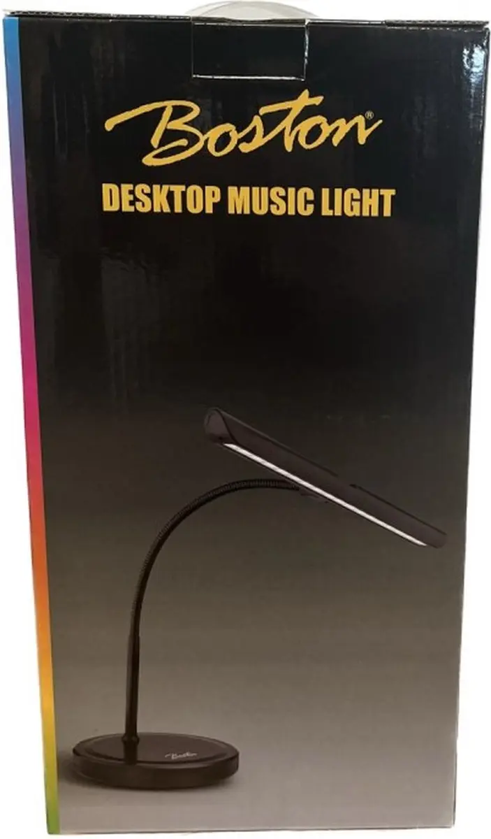 Boston PLM-180 Pianolamp - Zwart