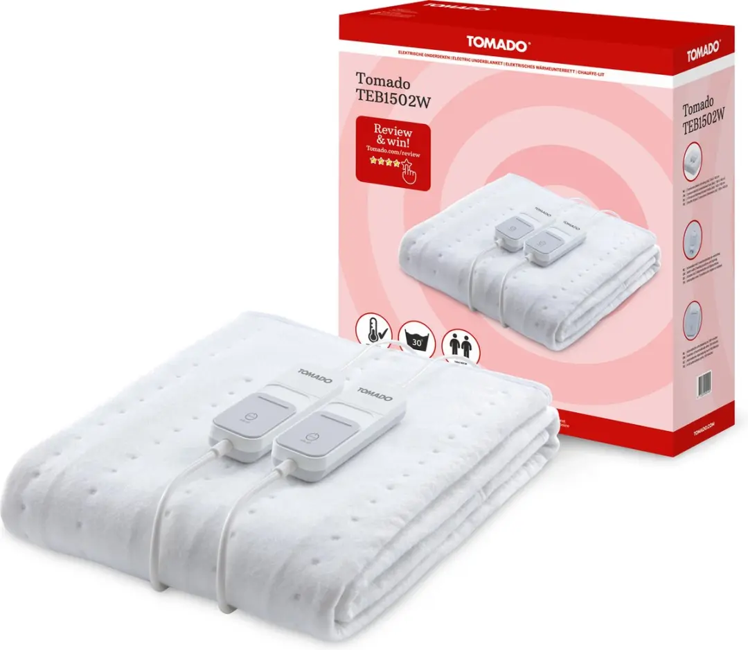 Tomado TEB1502W Elektrische Onderdeken 120W