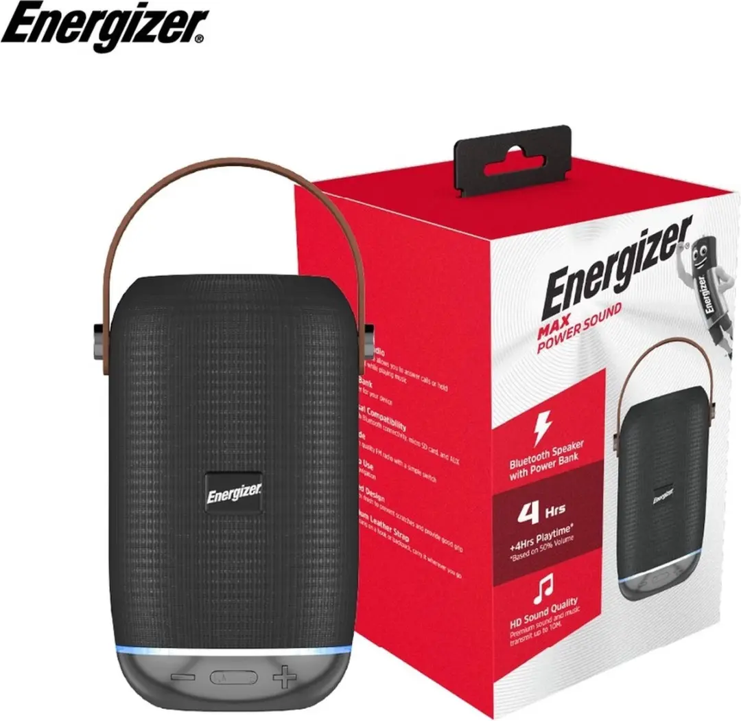 Energizer BTS-103 Bluetooth Luidspreker 10W - Zwart