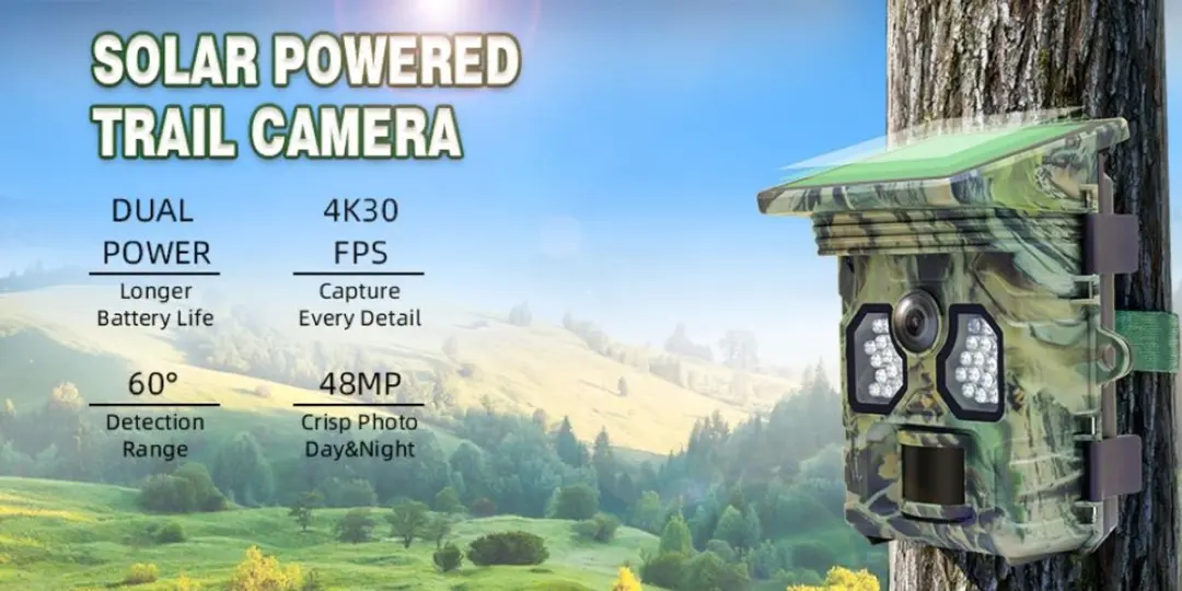 Stealth Gear Raccoon Solar 4K Wildcamera - 48MP - 256GB - Camouflage