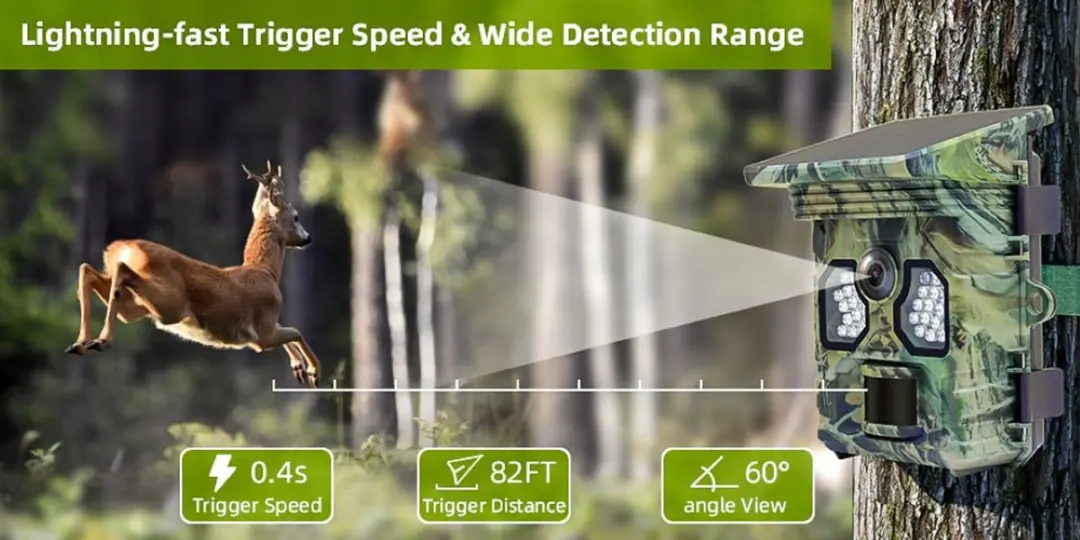 Stealth Gear Raccoon Solar 4K Wildcamera - 48MP - 256GB - Camouflage