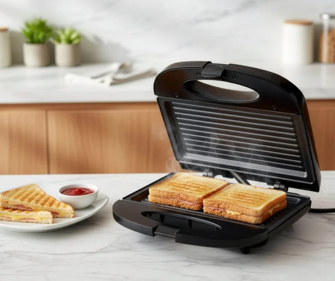 Tomado TGS2000B Tosti IJzer 750W - 2 Platen - Zwart