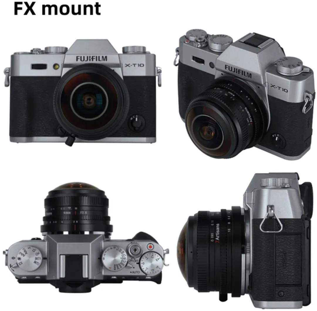 7Artisans 4mm F2.8 Fujifilm X-Mount - 10 Elementen