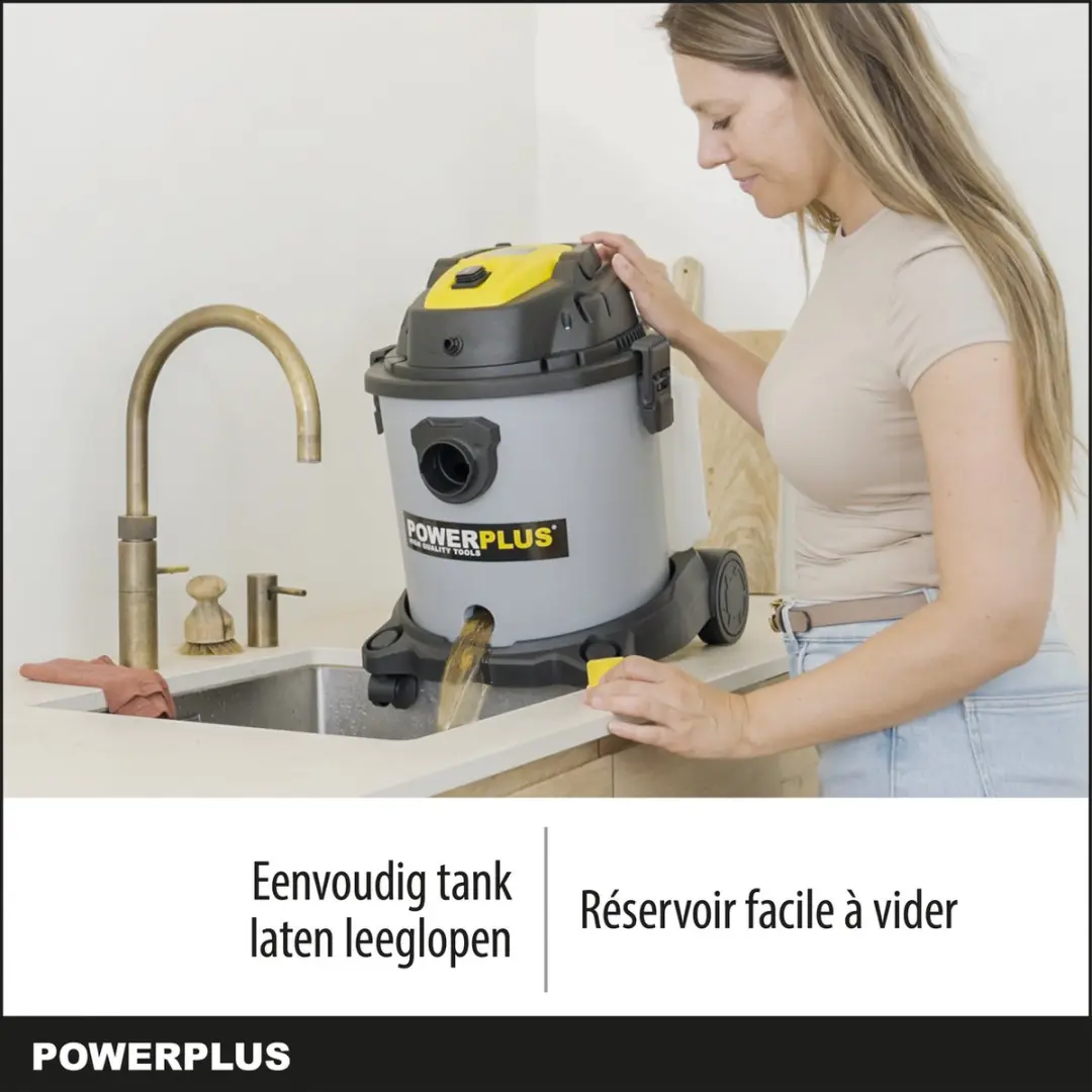 Powerplus POWX326 Stofzuiger Tapijtreiniger Nat-Droog 1600W - 20L - afbeelding 6 van 6