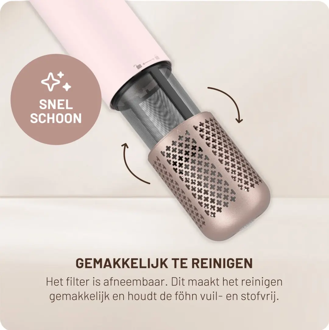 Carmen CHD1630P Haardroger - 1600W - Roze