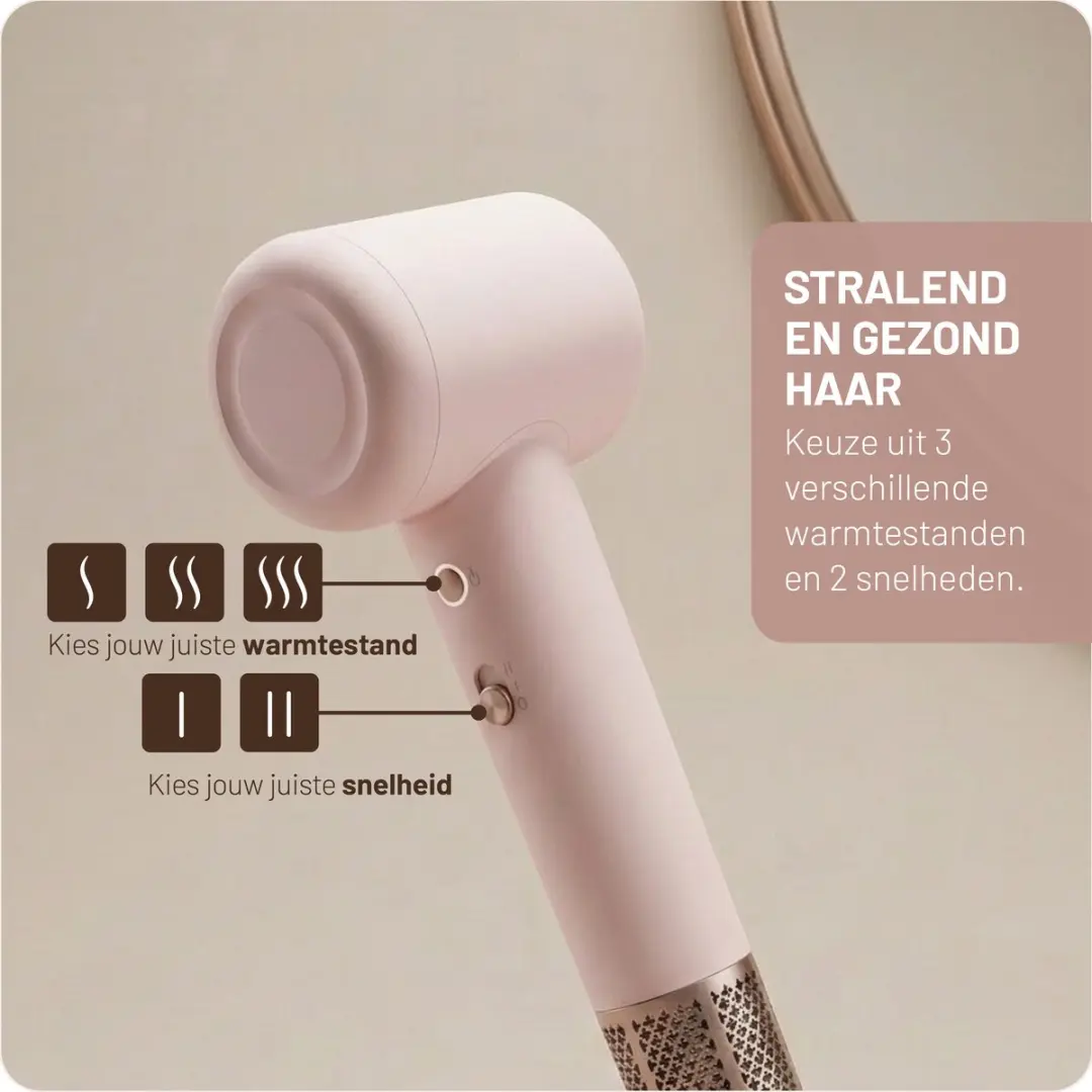 Carmen CHD1630P Haardroger - 1600W - Roze - afbeelding 6 van 6