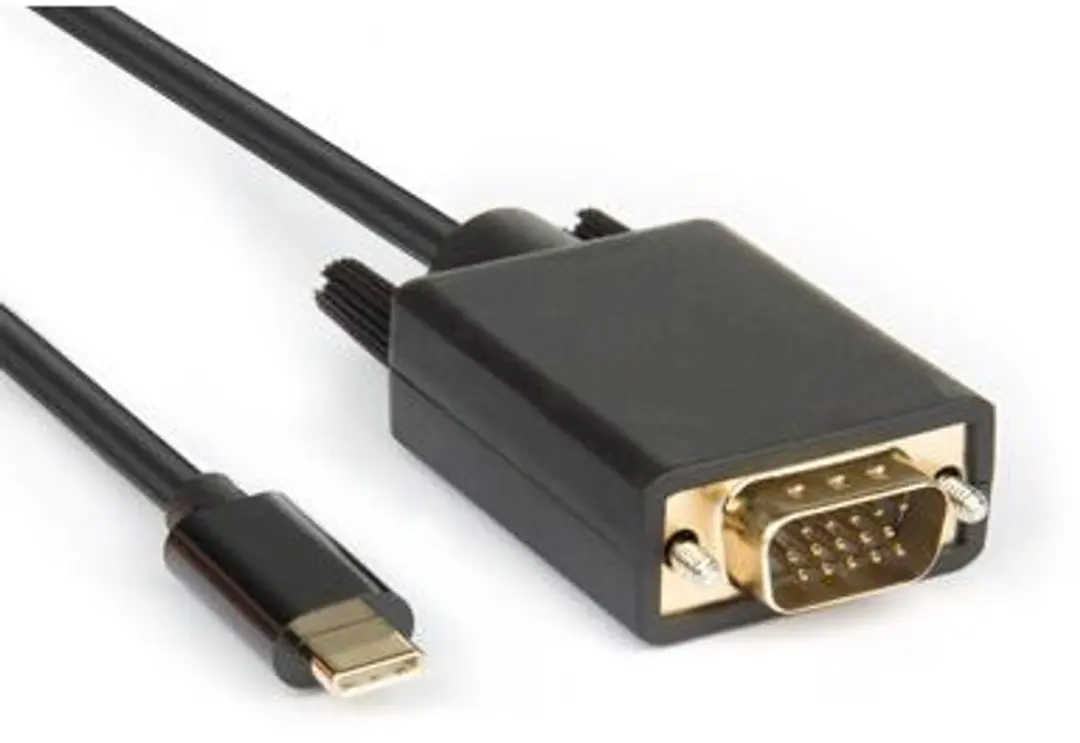 Hamlet XVAUC-VGA20 USB-C naar VGA Adapter 2m
