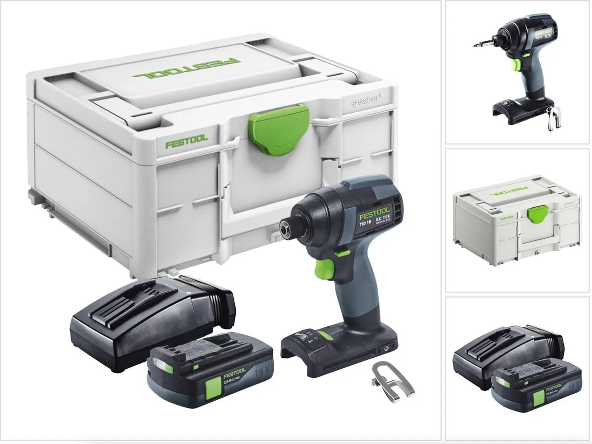 Festool TID 18-Basic Accu-Slagmoersleutel 18V 180Nm