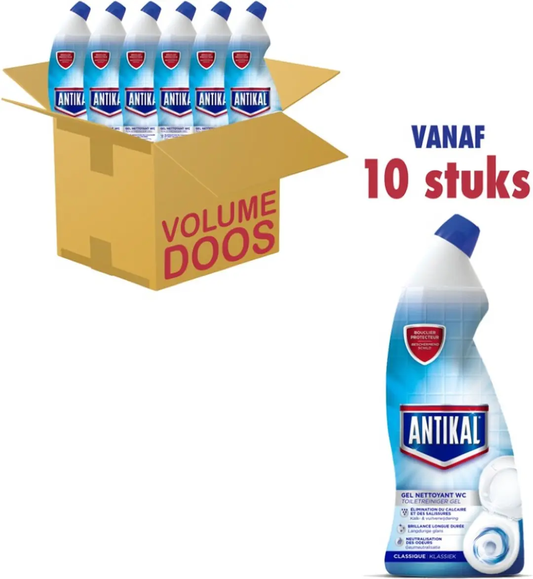 Antikal WC Gel - 6x750ml Voordeelverpakking