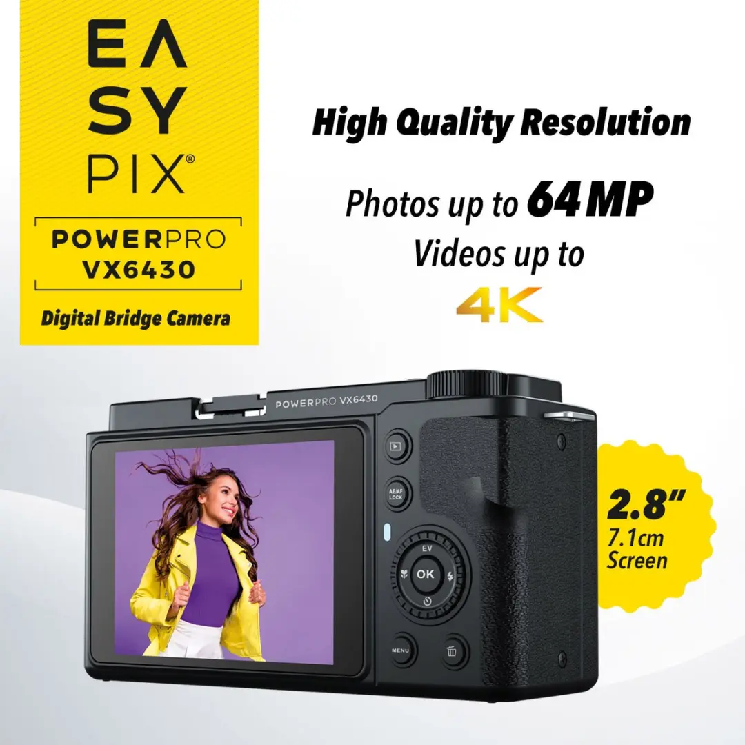 Easypix PowerPro VX6430 Bridgecamera - Zwart