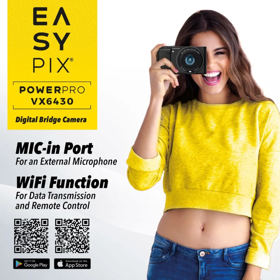Easypix PowerPro VX6430 Bridgecamera - Zwart - afbeelding 6 van 6