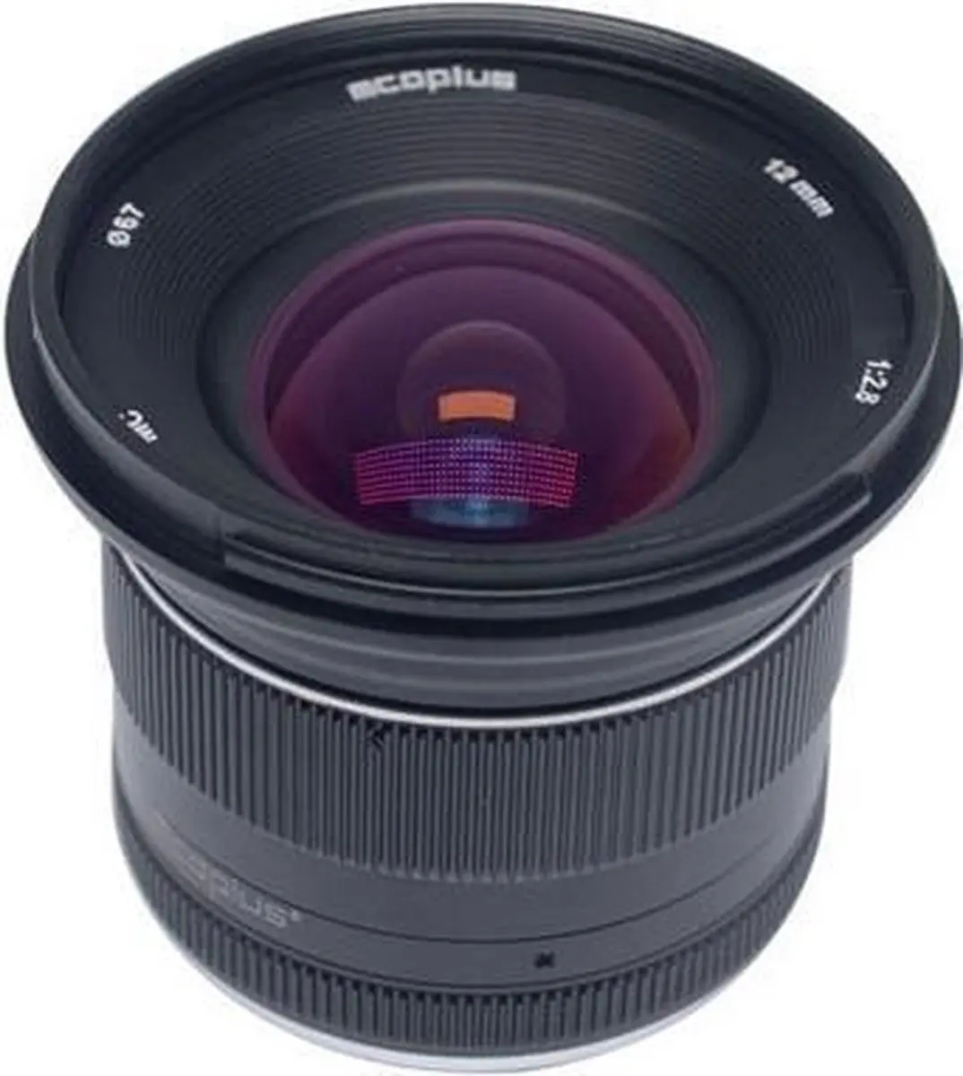 Mcoplus Mco-12mm -F/2.8 Zwart voor Micro 4/3