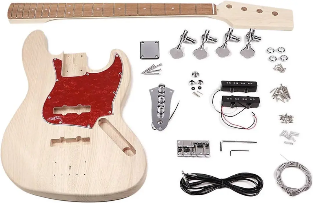 Boston KIT-JB-15 Jocker Bass Zelfbouwpakket - 6 Snaren - Naturel