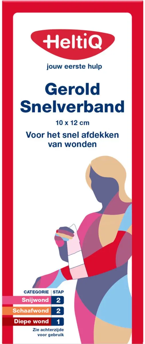Heltiq Snelverband Rol 10x12cm - 1 Stuk