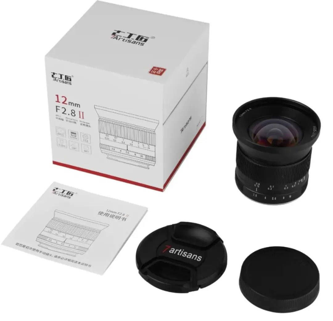 7Artisans 12mm F2.8 II Fujifilm X-Mount Objectief - 67mm