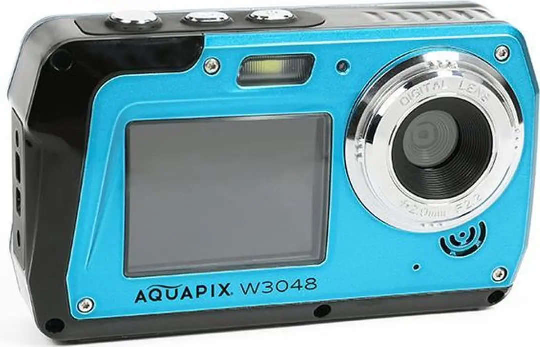 Easypix Aquapix W3048 Edge Iceblue - 13MP 4K Compactcamera