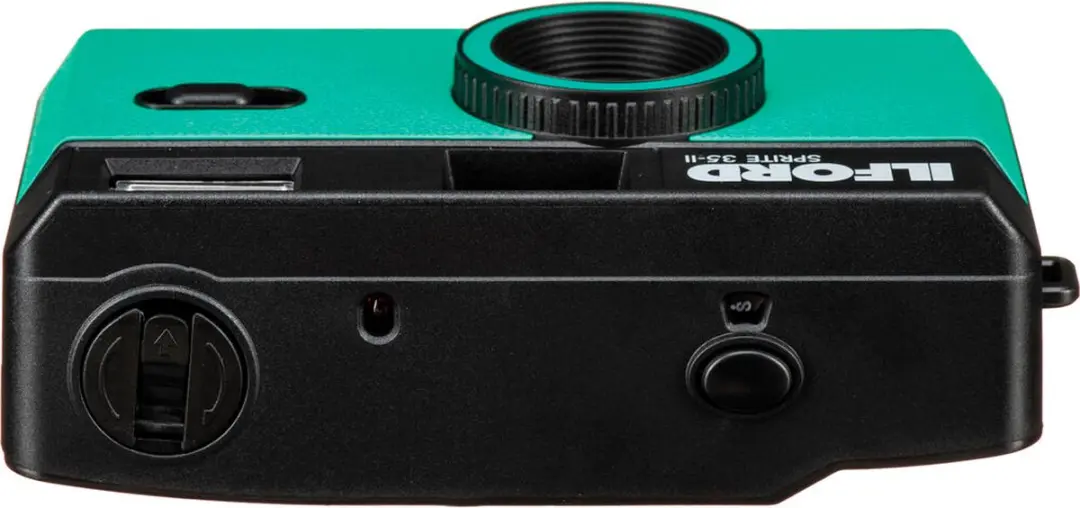 Ilford Sprite 35-II Analoge Camera - Teal & Zwart