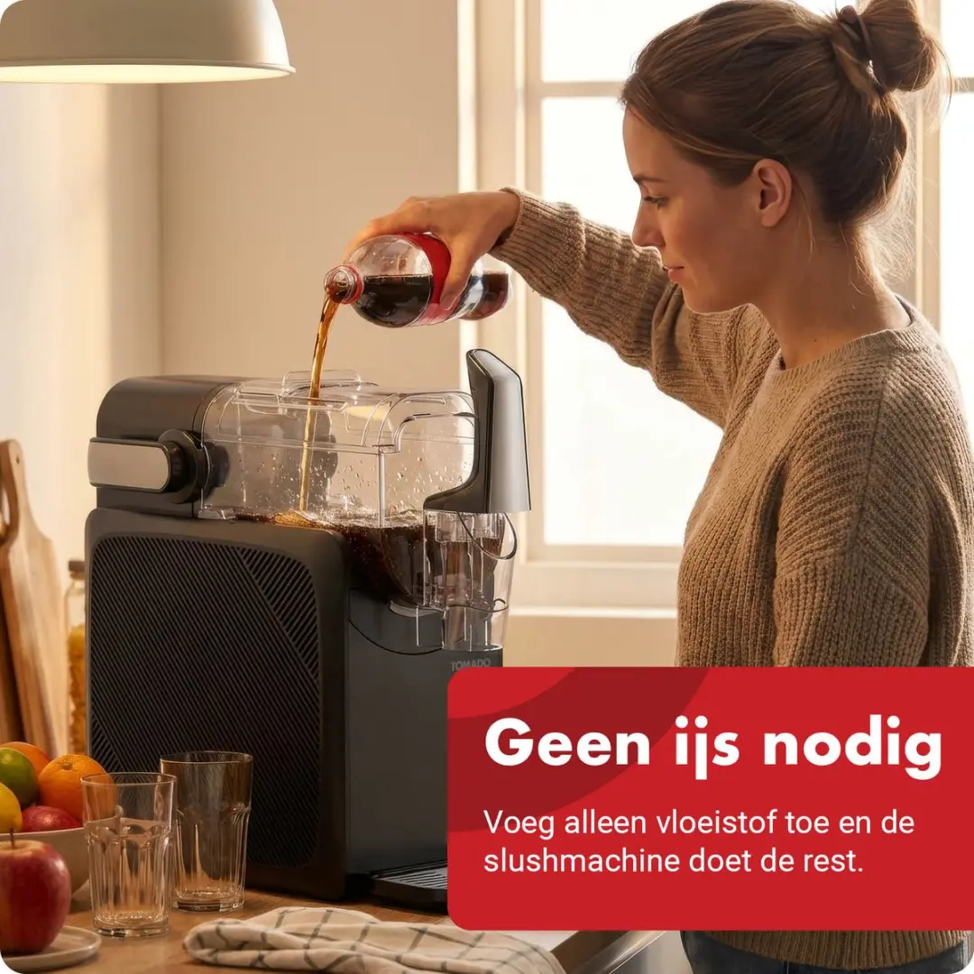Tomado TSM2002B Slushmachine - 5 Programma's - 220W - Zwart