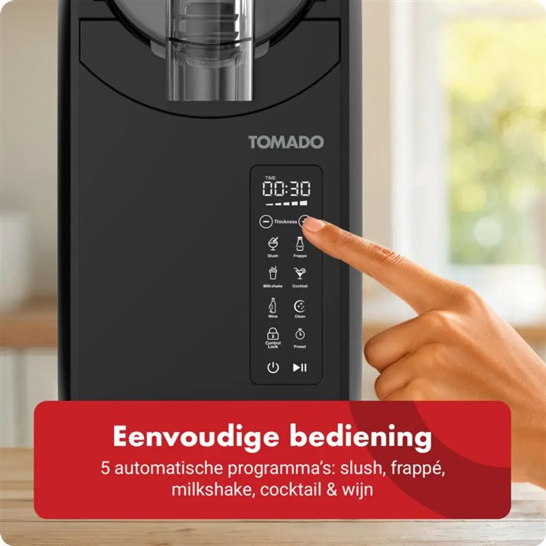Tomado TSM2002B Slushmachine - 5 Programma's - 220W - Zwart - afbeelding 6 van 6