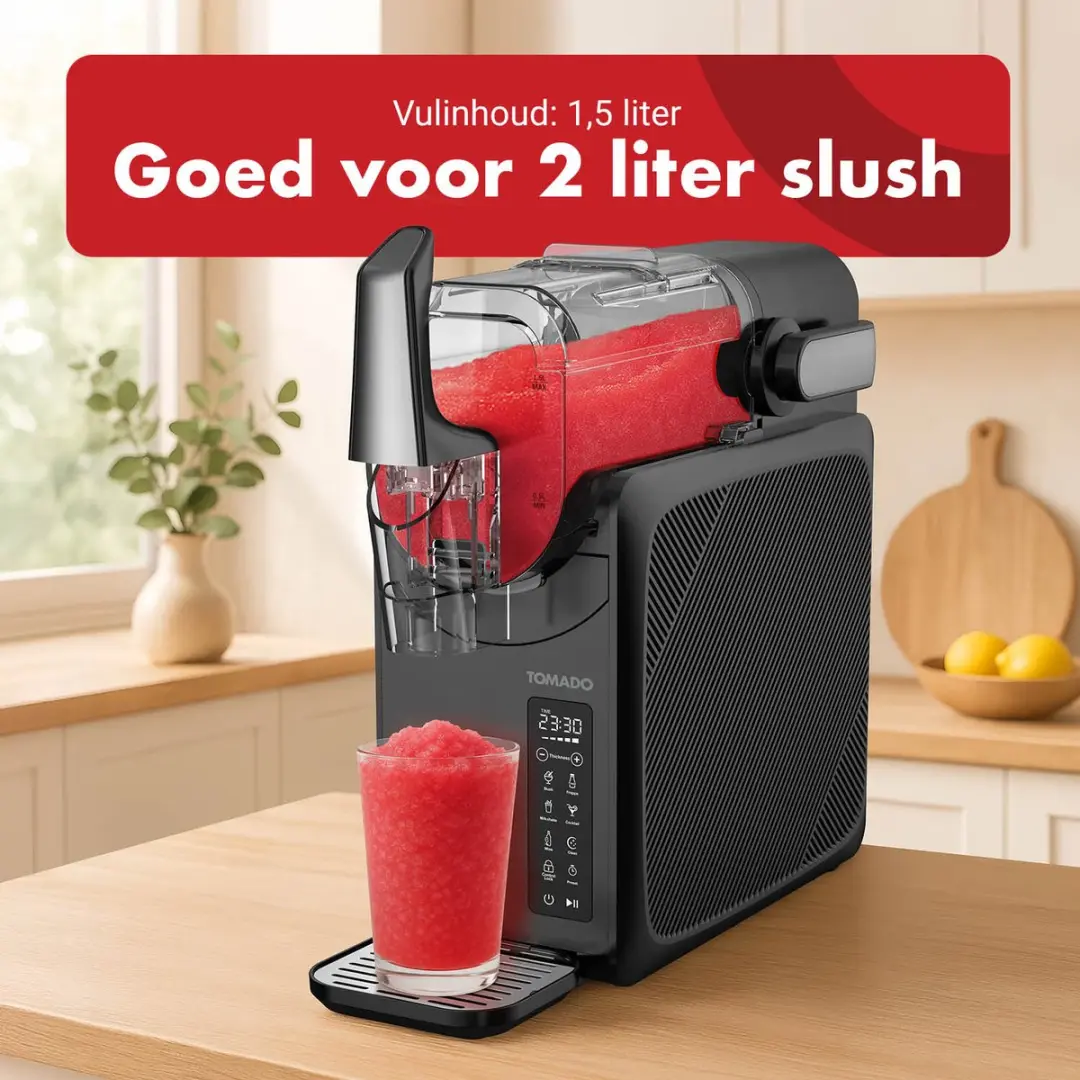 Tomado TSM2002B Slushmachine - 5 Programma's - 220W - Zwart