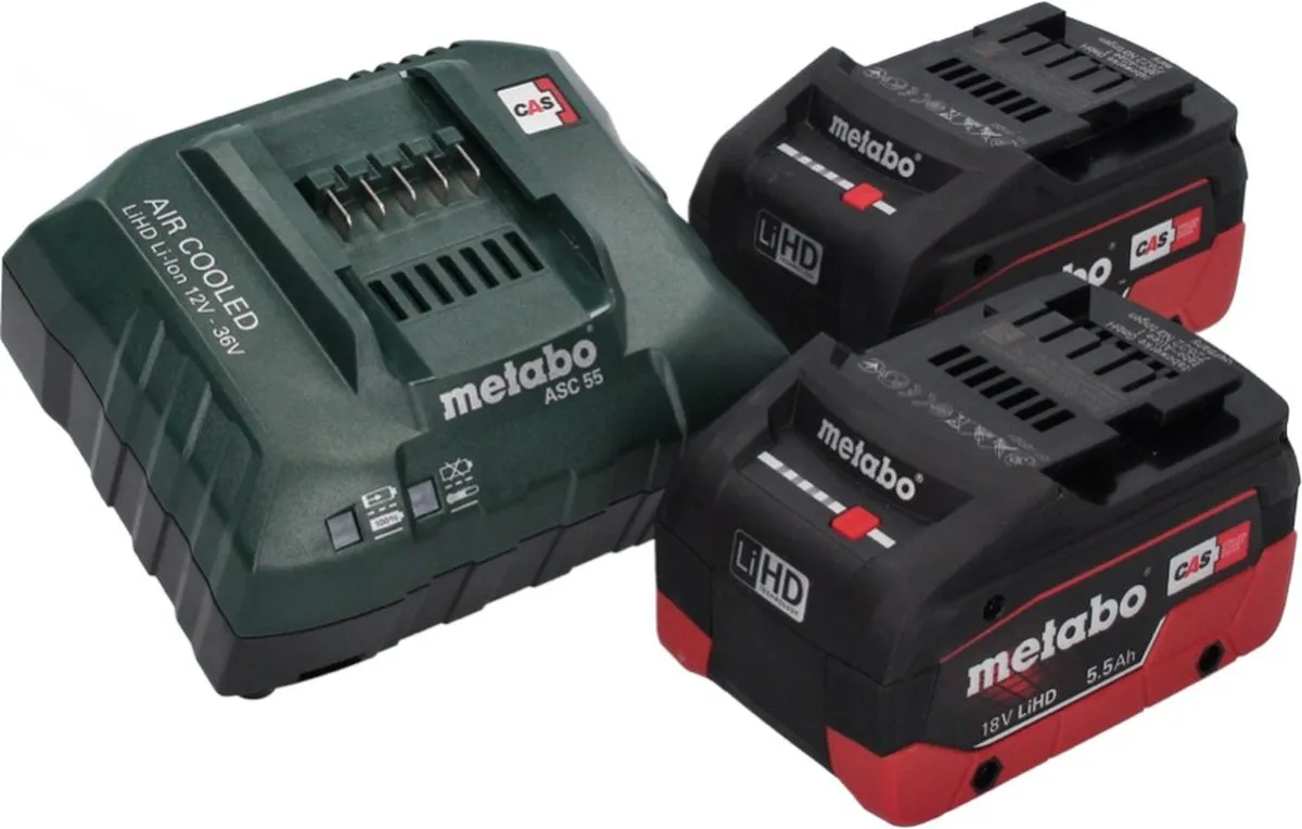 Metabo FSB 36-18 LTX BL 40 Accu-borstelfrees - 2x 5,5Ah - 400mm - afbeelding 2 van 5