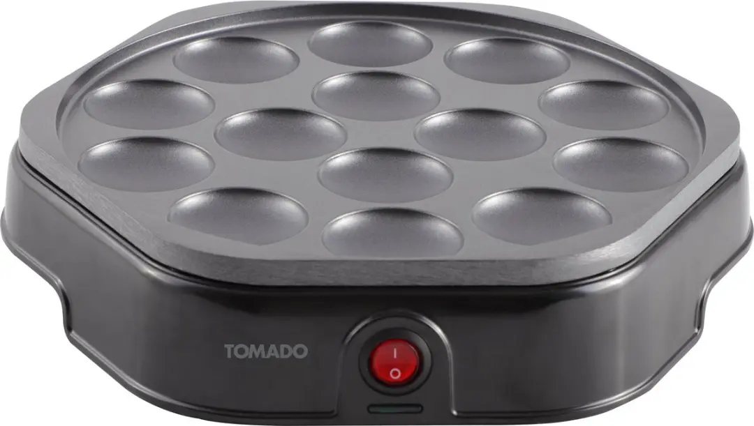 Tomado TPP1400B Poffertjesmaker 14 Stuks - Zwart