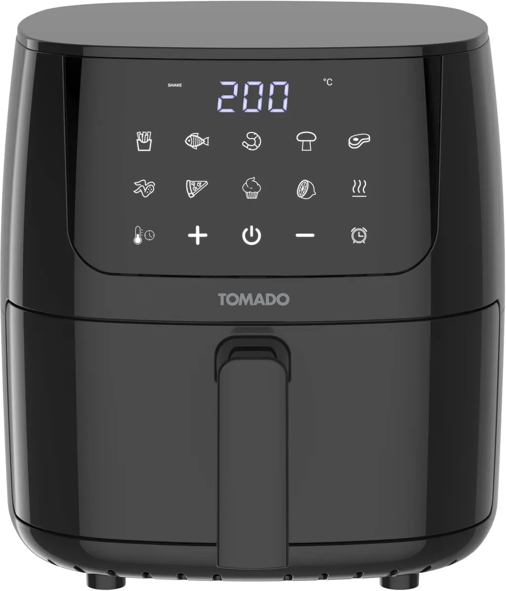 Tomado TAF2002B Mini Airfryer 1400W - 2L - Zwart