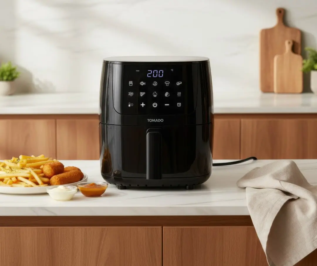 Tomado TAF2002B Mini Airfryer 1400W - 2L - Zwart