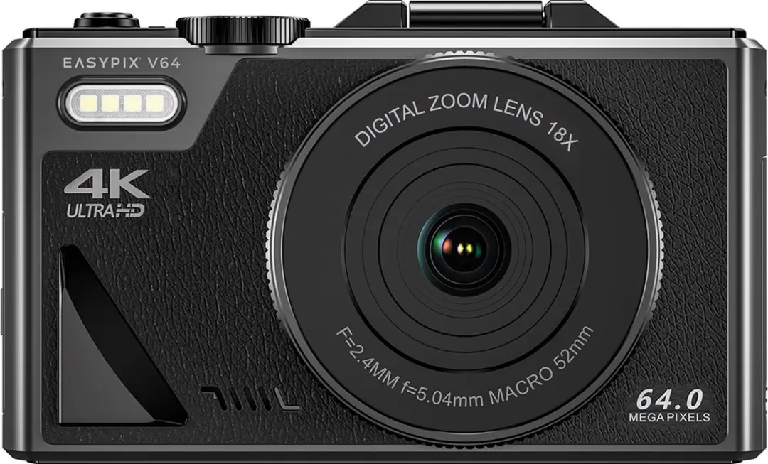 Easypix V64 Flip Compactcamera - Zwart