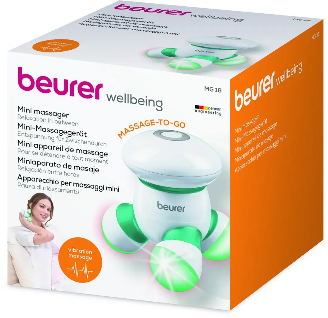 Beurer MG 16 Mini Massageapparaat - Groen - 3x AAA