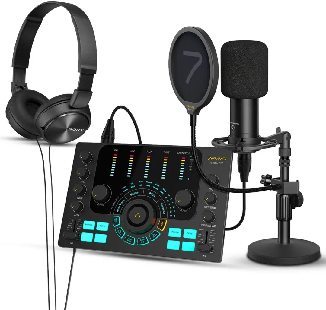 7RYMS 7CasterSE3 Podcast Kit