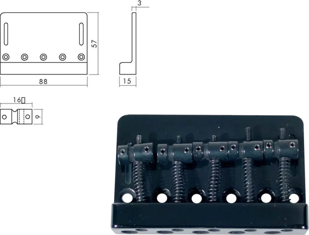 Boston BB-405-B Brug-Staartstuk 5-snarig