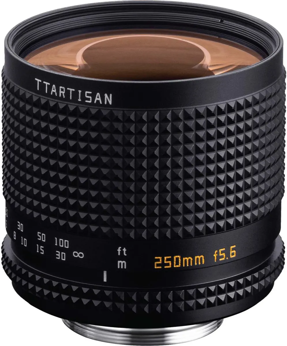 TTArtisan 250mm F5.6 M42 Portretlens - 67mm Filter - Zwart