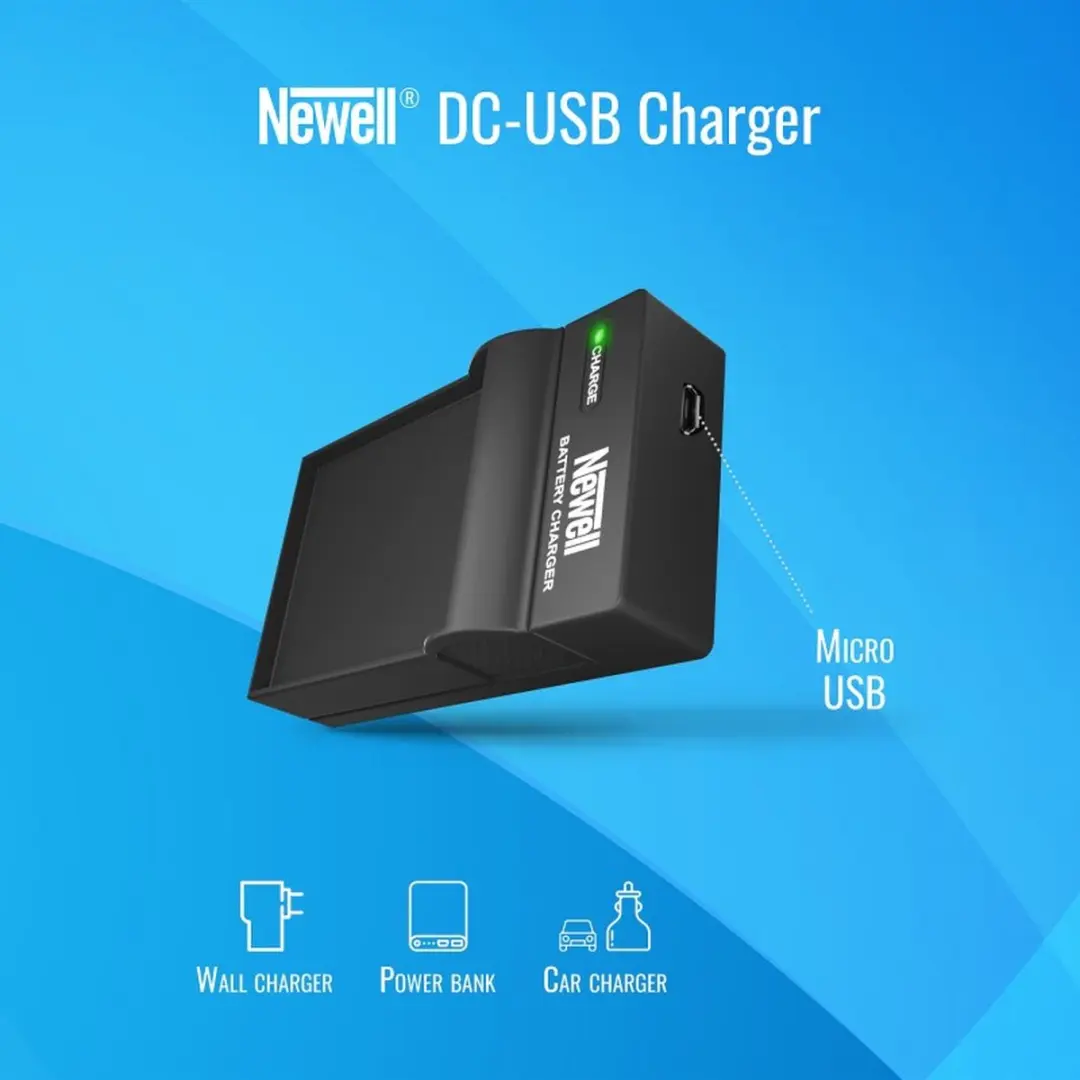 Newell DC-USB Oplader NL0048 - Canon Actioncam - Zwart