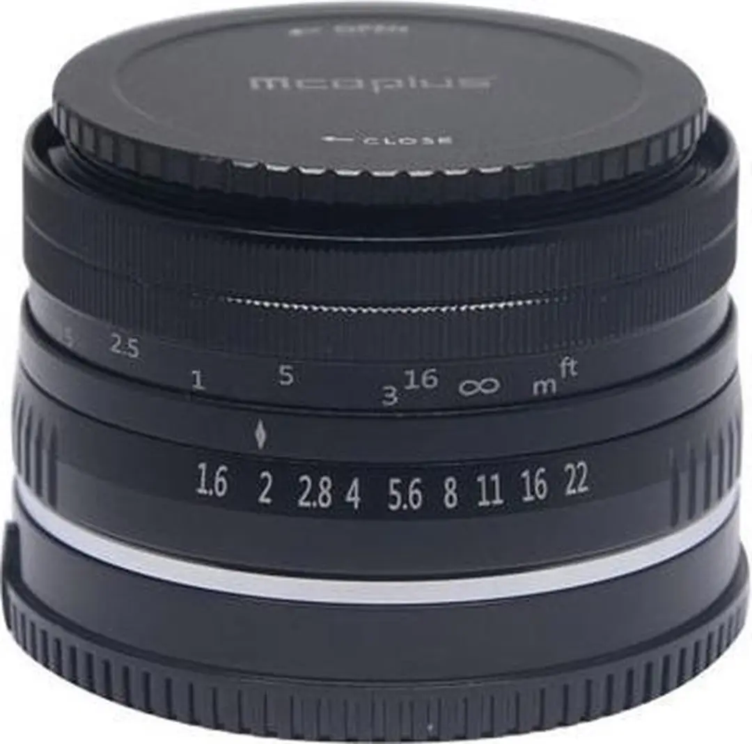 MCOPLUS MCO-32mm f/1.6 Objectief - Sony E-mount - 49mm