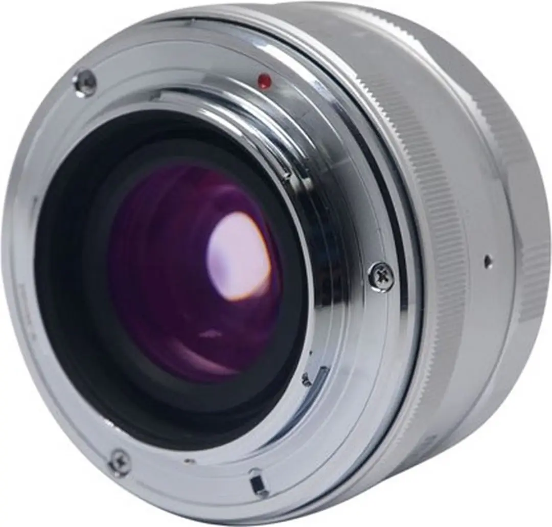 MCOPLUS MCO-35mm f/1.6 Objectief - Micro Four Thirds - Zilver