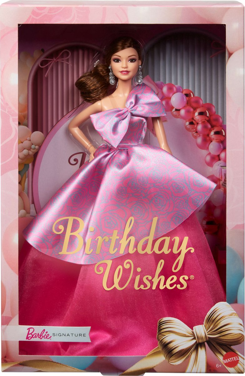 BARBIE Gelukkige Verjaardag Pop Mattel - JBJ07