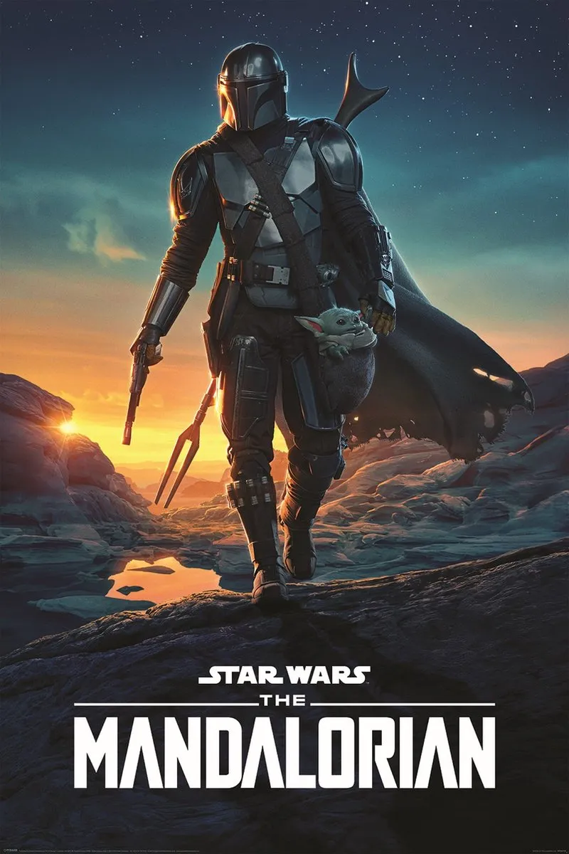 Star Wars The Mandalorian Nightfall Poster