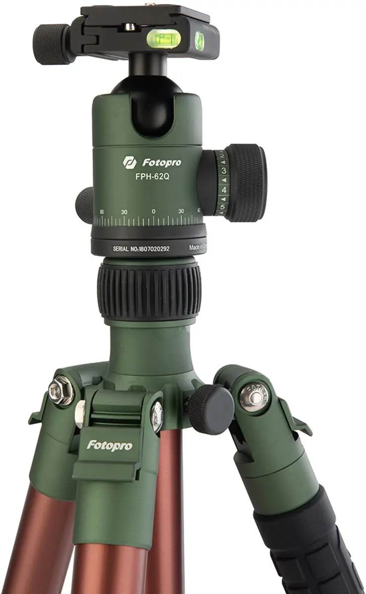 Fotopro X-go Predator FPH-62Q Statief - Groenbruin