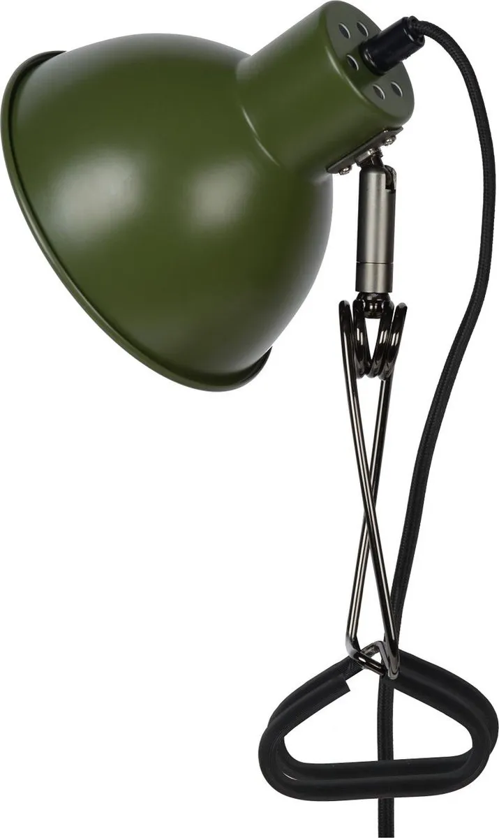 Lucide MOYS Klemlamp E27 Groen