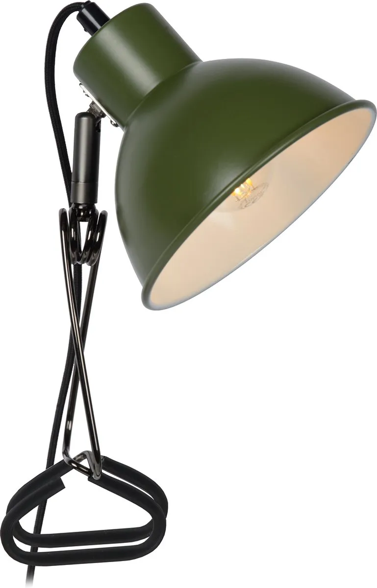 Lucide MOYS Klemlamp E27 Groen