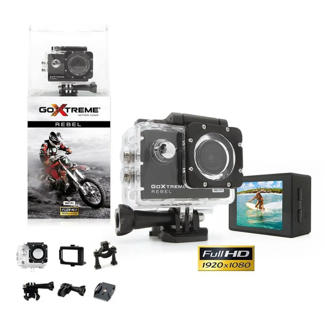 Easypix GoXtreme Rebel Action Cam 20149 - Zwart - afbeelding 6 van 6