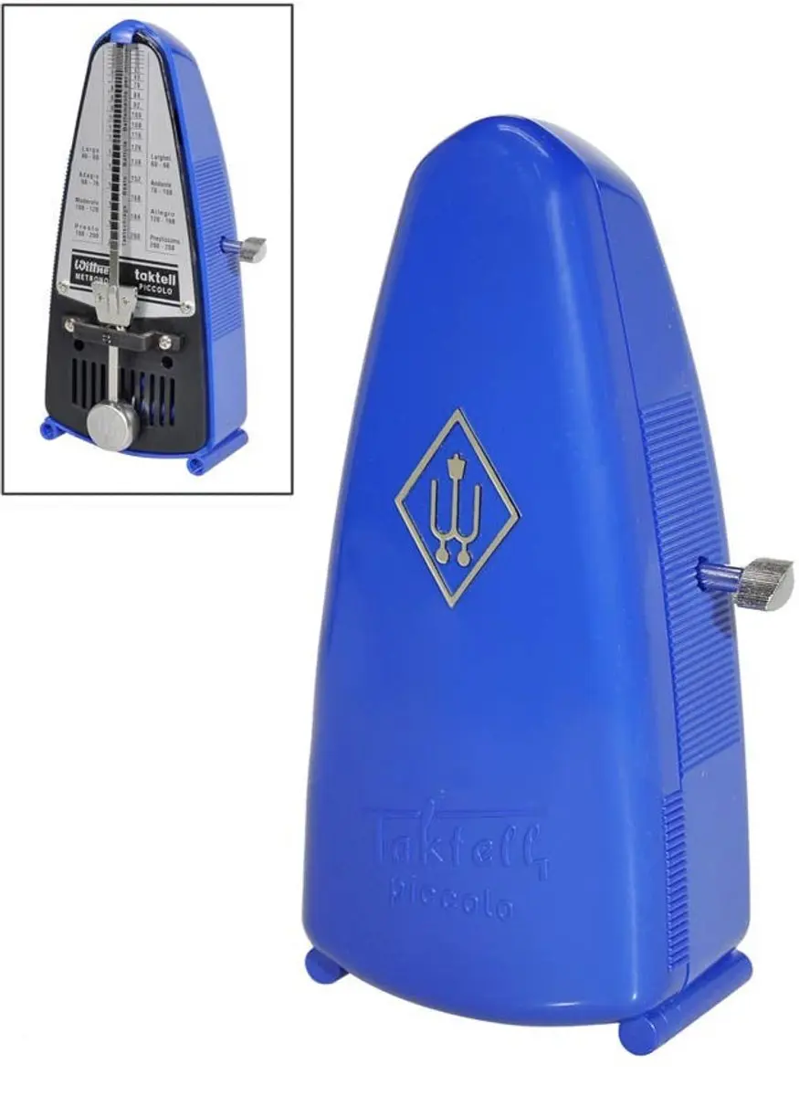 Boston Wittner 837 Piccolo Mechanische Metronoom - Blauw