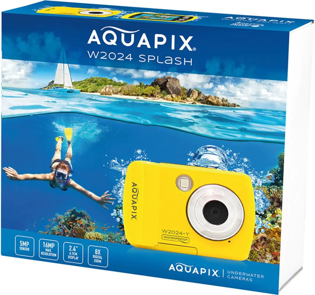 Easypix Aquapix W2024 Onderwatercamera - Geel