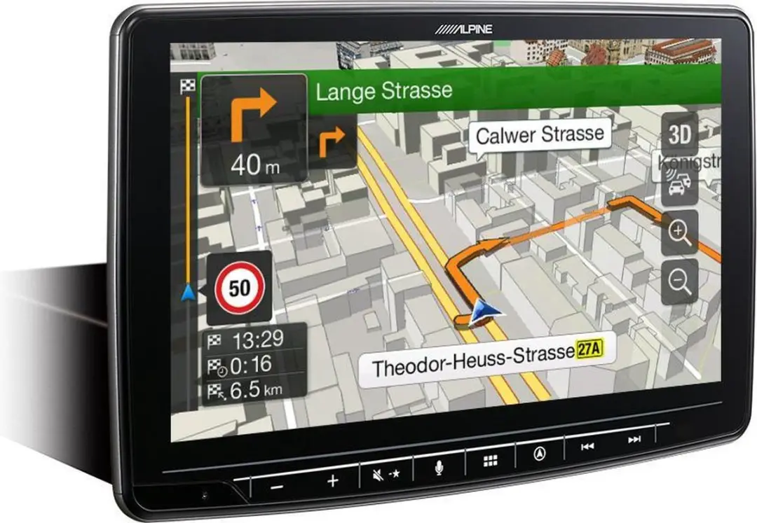 Alpine INE-F904D Auto Radio - Apple CarPlay & Android Auto - Zwart