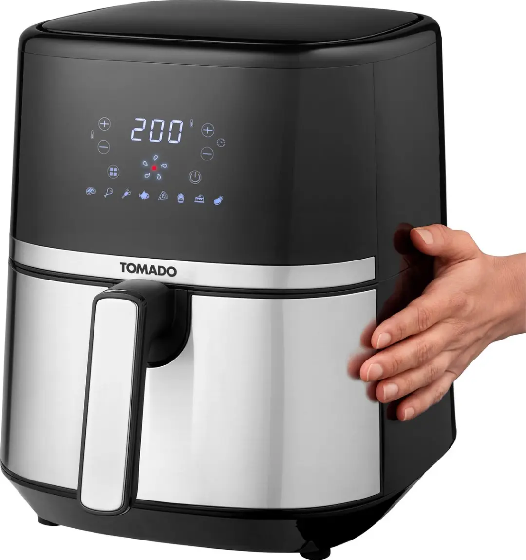 Tomado TAF5401S Airfryer 5,4L - 1500W - Zwart/RVS