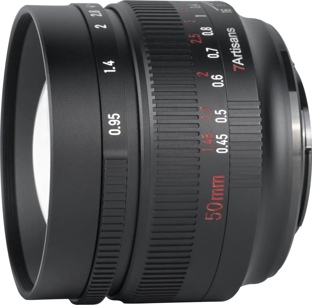 7Artisans 50mm F0.95 APS-C Fujifilm FX-lens - 62mm
