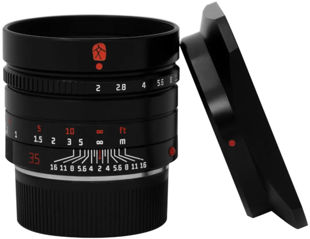 7artisans M-35mm F2.0 WEN Lens - Leica M-vatting - Zwart