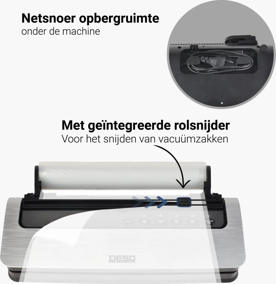 Desq 8000 Vacuümmachine - 0,8 Bar - 5 standen